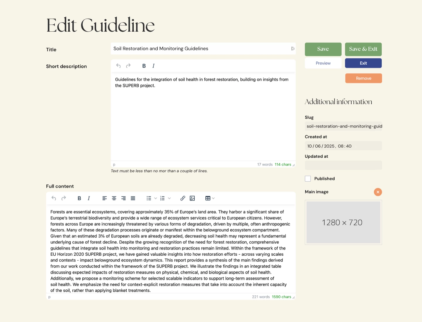 Forest Knowledge Gateway