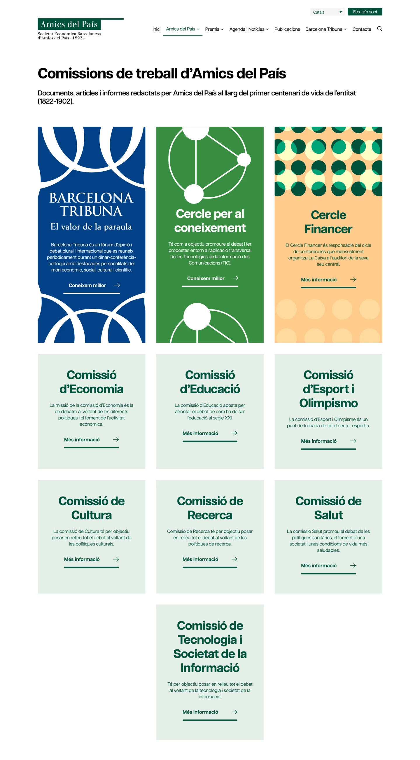 Pàgina Comissions Amics del País