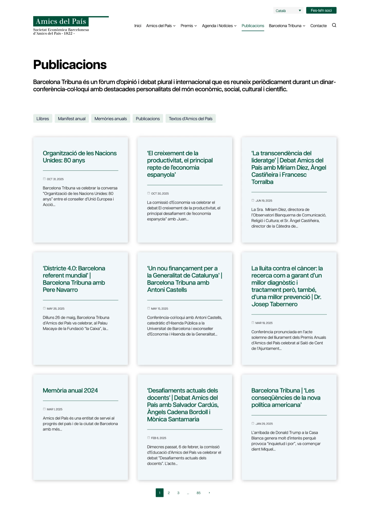 Amics del País publicacions